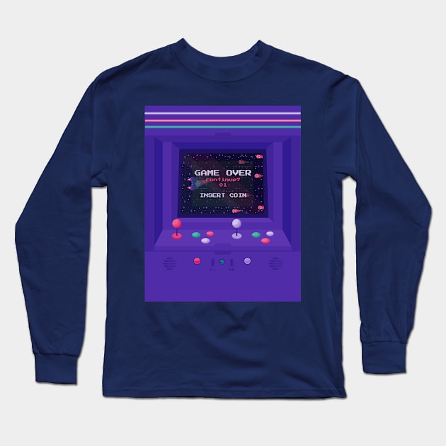 INSERT COIN Long Sleeve T-Shirt by BadOdds